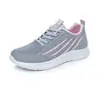 Zapatos Deportivos de Malla para Correr para Mujer de Punto Volador Multicolor de Comercio Exterior con Agujeros Grandes Transpirables No Cansan Después de Estar de Pie Mucho Tiempo Zapatos de Trabajo para Mujer Suela Plana Zapatos Deportivos