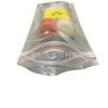 Bolsa de embalaje de material reciclable RCS GRS, bolsa de embalaje de plástico reciclado con logotipo, bolsa de PE degradable con cierre de cremallera, apertura con sello TC