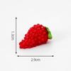 Simulação criativa de frutas comida em casa jogar decorações diy fofas caixa cega bolsa acessórios micro paisagem desktop pequenos ornamentos