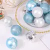 Amazon transfronterizo para Navidad juego de bolas de Navidad de bola de luz galvanizada juego colgante de árbol de Navidad pintado galvanizado