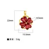 Moda Joker DIY Semiacabado Microincrustado Chapado en Cobre Accesorios de Girasol Accesorios Populares Europeos y Americanos Colgantes de Estrella