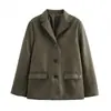 Moda europea y americana transfronteriza para mujer Chaqueta retro de gamuza superventas en AliExpress