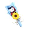 Graduación Dibujo Animado Oso Doctor Ramo de Rosas Girasoles Amante Madre Día del Maestro Regalo Creativo Acompañamiento Ceremonia