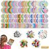 Novo Laço de Lantejoulas Luminosas Acessórios de Grampo de Cabelo Infantil Feito à Mão Enfeite de Cabelo Laço Gravata Materiais Decorativos Venda Quente