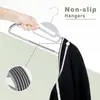 Perchas de Plástico, Perchas Especiales que No Dejan Marca para Cuellos Pequeños, Experto en Almacenamiento y Organización de Ropa para el Hogar y Dormitorio Perchas para Cuellos Pequeños