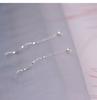 S925 Plata Onda Línea de Oreja Explosiones Pin de Oreja Mujeres 2024 Nuevo Temperamento Nicho Muy Simple Aretes Aretes Aretes