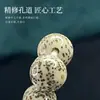 Hainan Estrella Verde Luna Bodhi de Mano Pulsera Estilo Chino Nuevo Cuentas Budistas Pulsera de Juego para Hombres y Mujeres Venta al por Mayor