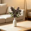 Flor Artificial con Bayas de Acebo Pequeñas y Hojas, Planta Verde Artificial para Decoración del Hogar y Arreglo de Escenas, Superventas Transfronteriza