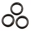 15 Colores 23mm Explosivo Boutique DIY Metal Monocromático Simple Redondo Anillo de Resorte Accesorios para Llavero