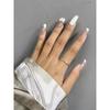 465 Coreano-estilo INS Niche Light Design de Luxo All-match Plissado Textura Geométrica Sterling Silver S925 Anel Aberto para Mulheres