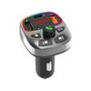 Carregador de carro da série T, modelo privado, carregamento rápido, FM, bluetooth, luz ambiente, carregador de carro, acendedor de cigarros de carro