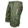 Shorts Cargo de Moda Multibolsos em Estoque Venda Quente Transfronteiriça Calças Casuais Masculinas Comprimento até o Joelho Comércio Exterior Amazon Shorts Cargo