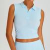Nuevo Chaleco de Yoga sin Mangas Cool con Protección Solar para Mujer Top Deportivo Anti-UV para Exteriores Ropa de Yoga de Secado Rápido para Correr