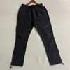 Cp Cross-Border Company Pantalones Casuales de Metal y Nailon con Múltiples Bolsillos, Cordón y Estilo Jogger de Ropa de Trabajo en Varios Colores, Estilo Americano