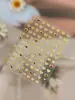 Yitu Calcomanías para Uñas con Estampado en Caliente de Corazón Líneas Simples Exquisitas Sensación Cóncava y Convexa Calcomanías de Hormiga de Celebridad de Internet Joyería Yt7040