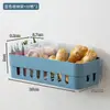 BNBSPonteira Sem Furos Montada na Parede Cesta de Armazenamento para Cebolinha Gengibre Alho Caixa de Armazenamento de Gengibre Doméstica Cesta de Armazenamento Montada na Parede da Cozinha