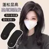Pinza para el Cabello Invisible Artefacto Esponjoso Parte Superior Alta del Cráneo Almohadilla Esponjosa Clip Esponjoso para el Cabello Almohadilla Invisible Pieza de Cabello Parte Superior de la Cabeza Clip para el Crecimiento del Cabello Accesorios para el Cabello