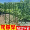 Estructura de Trepa para Plantas Poste de Trepa de Jardín Enrejado Enrejado para Tomate Uva Plantación de Verduras Tubo de Acero Patio