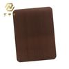 Acero inoxidable cepillado bronce rojo 201/304 placa con recubrimiento de cobre cepillado mate procesamiento de baño de agua bronce rojo cepillado