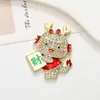 Accesorios de Joyería para Bebés Dragón Nuevos de Zhuzi Bendición Festiva Joyería del Año del Dragón Decoración DIY para Teléfono Móvil Accesorios para Salida de Aire