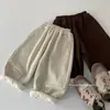 Ropa Deportiva de Invierno 2025 Bora para Niños Coreanos Pantalones Deportivos para Niños Niñas Pantalones de Chándal de Invierno