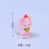 Cachorrinho Sino Tridimensional Desenho Animado Fofo Artesanal DIY Acessórios de Joia Cola de Creme Resina Pequenos Acessórios Material para Presilha de Cabelo