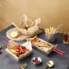 Talheres de Restaurante Ocidental, Pratos para Petiscos, Mini Cestas, Cestas de Ferro Forjado, Cestas de Fritura, Venda por Atacado e Dropshipping de Pratos para Petiscos Fritos