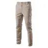 Pantalones Casuales de Alta Calidad para Hombre Otoño e Invierno 2024 Ropa de Abajo Transpirable para Hombre Comercio Exterior Juvenil de Negocios Pantalones de Algodón Transfronterizos Venta al por Mayor
