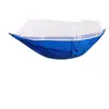 Venta Directa de Fábrica Hamaca con Mosquitero de Tela de Nylon 210T Hamaca de Malla Encriptada de Verano con Mosquitero Hamaca Exterior en Árbol