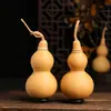 Adorno Natural de Calabaza Pequeña para Sostener en la Mano con Cabeza de Dragón, Calabaza Premium de Piel Morada para Manipulación Suave, Pieza de Exhibición y Adorno Colgante