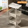 Estante de almacenamiento móvil pequeño usado, mesita de noche, mesa lateral para sofá de sala de estar, mesa de centro, estante de almacenamiento para bocadillos