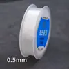 Fio Elástico Importado da Coreia 0,4/0,5/0,6/0,8mm Transparente Cristalino Fio Elástico para Pulseira Elástica de Miçangas