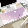 Mouse pad de animação de desenho animado paisagem pintura a óleo pad para teclado de computador espessado atacado transfronteiriço tapete de mesa grande transfronteiriço