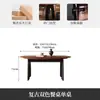 Juego de Mesa y Sillas de Comedor de Madera Maciza Estilo Francés de Mediados de Siglo para Uso Doméstico, Cuadrado o Redondo, Mesa de Comedor Plegable que Ahorra Espacio para Apartamentos Pequeños