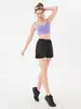 Pantalones Cortos Deportivos de Tres Cuartos Nuevos Transfronterizos Europeos y Americanos para Mujer, Secado Rápido, Elásticos y Frescos, Anti-Exposición, para Correr y Entrenamiento de Fitness