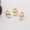 Hebilla S Chapada en Oro de Cobre Fundido Hebilla de Pulsera de Collar Hebilla de Conexión DIY Cabeza de Hebilla Accesorios para Pulseras de Cuentas Materiales para Joyería Accesorios