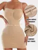 Body moldeador de una pieza transfronterizo para mujer, sin tirantes, ajustado, reductor de abdomen, levantador de glúteos, vestido corto tipo corsé