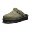 Chinelos de Casal de Tamanho Grande Transfronteiriços Sapatos Masculinos de Couro Genuíno Sapatos Femininos Sandálias Chinelos Casuais Tendência Sapatos de Praia Populares Ultraleves