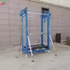 Carretilla de Plataforma Eléctrica Pequeña Ajustable, Plataforma Ajustable Plegable para Trabajos Aéreos, Elevador de Construcción