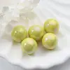 Versátiles Cuentas Sueltas de Colores Cuentas Redondas Macarrón Cuentas Acrílicas Coloridas de Alto Brillo Accesorios para Pulseras de Cuentas Hechas a Mano DIY