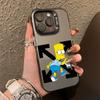 Funda Protectora Simpson 17Air 17Pro Adecuada para Apple 17 17Promax 16Pro 16Promax 16