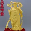 Venta al por mayor de fábrica Celebración Guan Sheng Regalos Conmemorativos de Inauguración Dios de la Riqueza Civil y Militar Guan Gong Estatua de Buda Artesanías Muebles para el Hogar