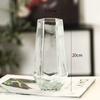 Celebridade da Internet Minimalista Nórdico Criativo Vaso de Vidro Transparente para Flores com Água Arranjo de Flores Rosa Lírio Vasos de Flores Decoração Doméstica para Sala de Estar