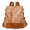 Mochila para Mujer 2024 Nueva Moda Bolso Multiusos Estilo Retro Moderno Gran Capacidad Estilo Sencillo de Nicho Mochila para Mujer