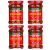 Salsa de ajo y chile china, salsa de chile de Guilin, polvo de sopa picante rey extra picante, adecuado para servir con comidas, olla caliente y fideos