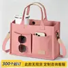 Bolsa de Lona Transfronteriza de Amazon con Logo Personalizado Gran Capacidad para Llevar en la Mano, al Hombro o Cruzada Bolsas de Lona Tote Tridimensional Hechas a Medida