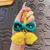 Llavero de Campana de Navidad de Peluche Original, Lindo Llavero de Navidad, Colgante de Bolso de Lujo Accesible, Regalo Navideño