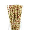 Grande quantidade em estoque atacado palito de papel descartável biodegradável floral margarida rosa flor palito de papel Amazon