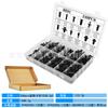 240 Piezas caja de clip HE01 caja de clip para coche set de clips para coche de 240 Piezas caja clip de plástico Remache