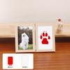 Marco de Fotos de Huella de Pata de Mascota Transfronterizo Exhibidor de Doble Página de 6 pulgadas Huella de Mano y Pie de Bebé DIY Regalo Conmemorativo Venta al por Mayor
